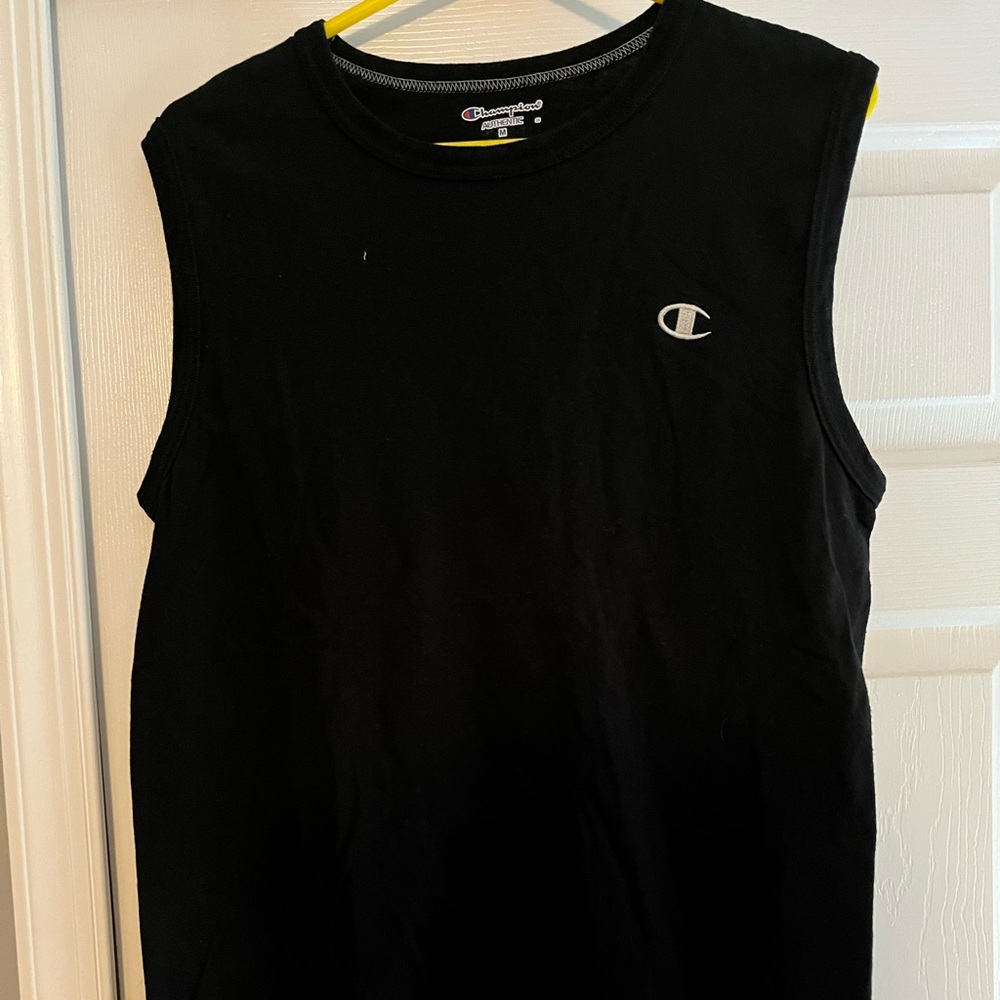 Black Champion Tank Top